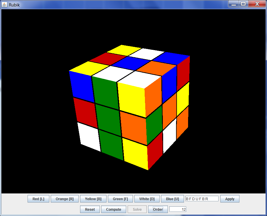 Rubik's cube solver